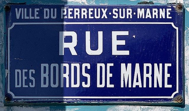Le Perreux-sur-Marne - Immobilier - CENTURY 21 Immobilière 55 - Plaque_Rue_Bords_Marne